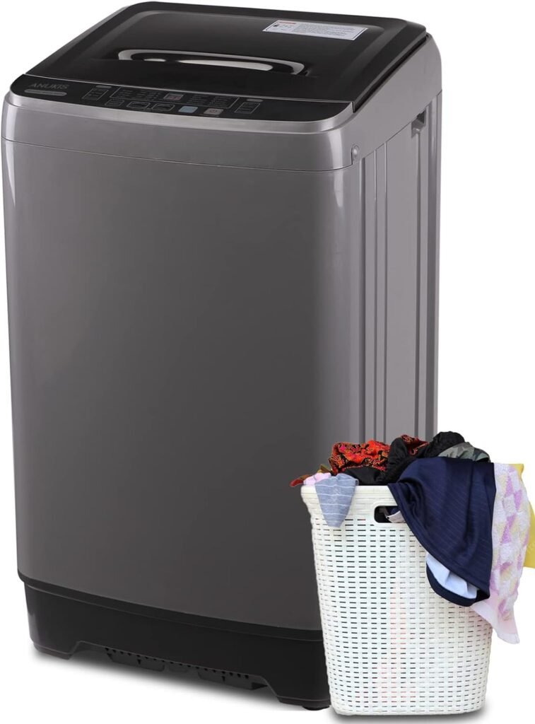 Looking for the best top load washer? The Anukis Fully Automatic Portable Washing Machine combines the convenience of fully automatic operation with the portability needed for users in smaller living spaces.